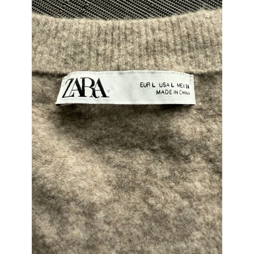 ZARA OVERSIZED KNIT SWEATER - Picture 7 of 13